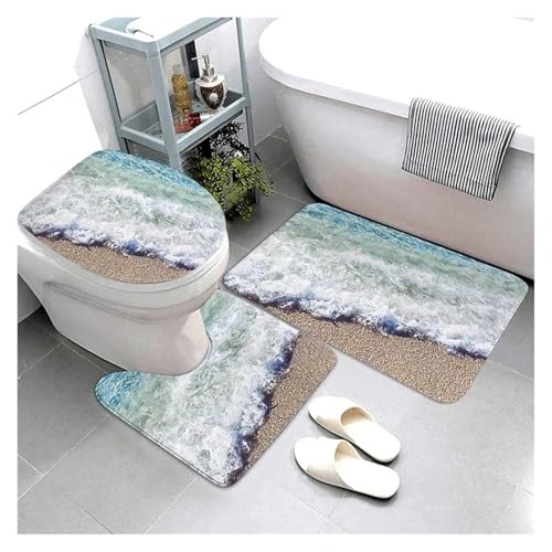 L6NqIAG Kitchen Bath Bathroom Rug Shower Decorative Entrance Door Bedroom Balcony Room Badezimmer Teppiche Sets(Color1) von L6NqIAG