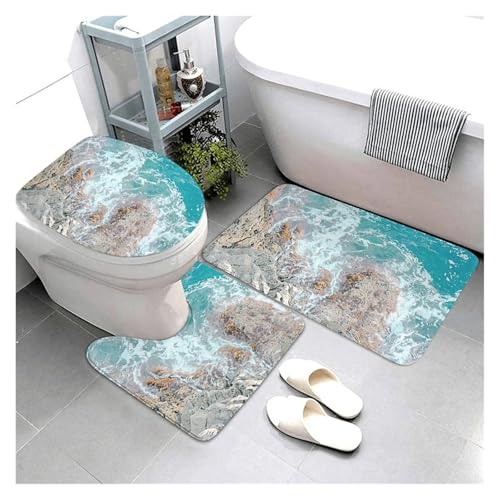 L6NqIAG Kitchen Bath Bathroom Rug Shower Decorative Entrance Door Bedroom Balcony Room Badezimmer Teppiche Sets(Color16) von L6NqIAG