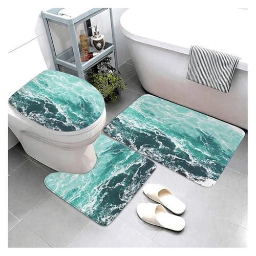 L6NqIAG Kitchen Bath Bathroom Rug Shower Decorative Entrance Door Bedroom Balcony Room Badezimmer Teppiche Sets(Color3) von L6NqIAG