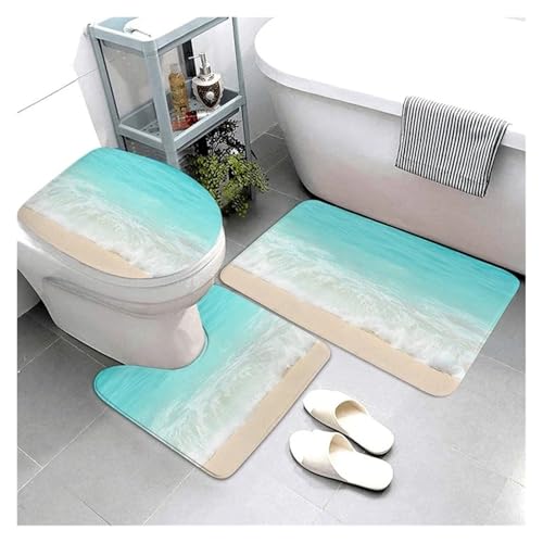 L6NqIAG Kitchen Bath Bathroom Rug Shower Decorative Entrance Door Bedroom Balcony Room Badezimmer Teppiche Sets(Color4) von L6NqIAG