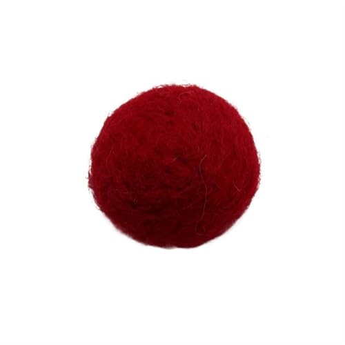 L6NqIAG Wollfilz-Bälle, rund, bunt, for Basteln, for DIY-Dekoration, Nähzubehör, 10 Stück/3 cm Nadelfilzwolle(1) von L6NqIAG