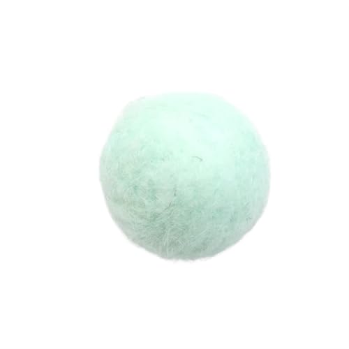 L6NqIAG Wollfilz-Bälle, rund, bunt, for Basteln, for DIY-Dekoration, Nähzubehör, 10 Stück/3 cm Nadelfilzwolle(Green 1) von L6NqIAG