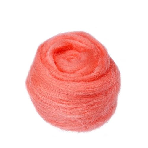 L6NqIAG Wollfilzfaser, weiches Roving, Wollfaser, DIY-Handwerk, Nadelfilzmaterialien, Werkzeug for Anfänger Nadelfilzwolle(S12,10g) von L6NqIAG