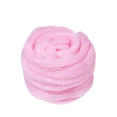 L6NqIAG Wollfilzfaser, weiches Roving, Wollfaser, DIY-Handwerk, Nadelfilzmaterialien, Werkzeug for Anfänger Nadelfilzwolle(S15,5g) von L6NqIAG