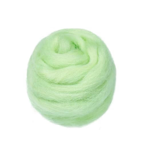 L6NqIAG Wollfilzfaser, weiches Roving, Wollfaser, DIY-Handwerk, Nadelfilzmaterialien, Werkzeug for Anfänger Nadelfilzwolle(S20,10g) von L6NqIAG