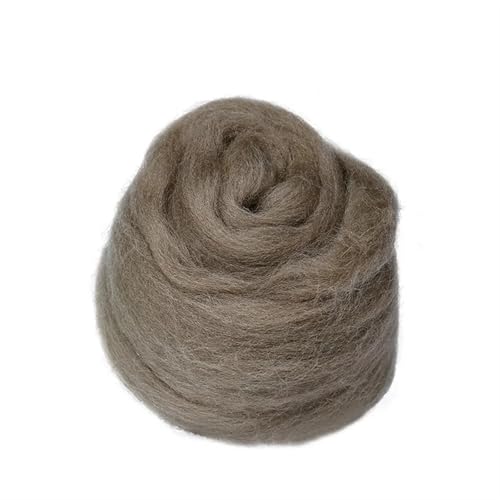 L6NqIAG Wollfilzfaser, weiches Roving, Wollfaser, DIY-Handwerk, Nadelfilzmaterialien, Werkzeug for Anfänger Nadelfilzwolle(S21,20g) von L6NqIAG