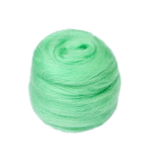L6NqIAG Wollfilzfaser, weiches Roving, Wollfaser, DIY-Handwerk, Nadelfilzmaterialien, Werkzeug for Anfänger Nadelfilzwolle(S23,5g) von L6NqIAG