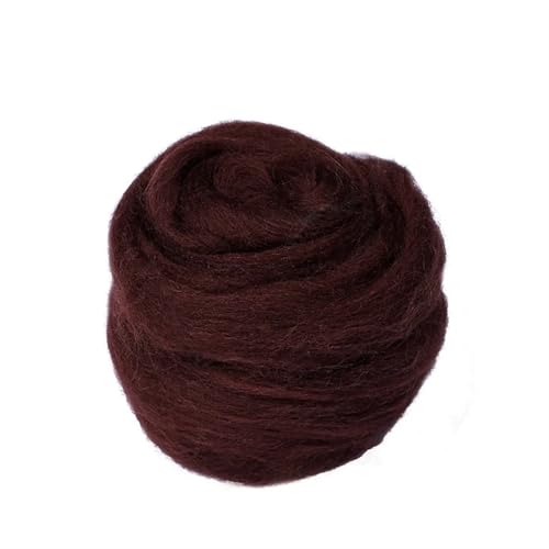 L6NqIAG Wollfilzfaser, weiches Roving, Wollfaser, DIY-Handwerk, Nadelfilzmaterialien, Werkzeug for Anfänger Nadelfilzwolle(S30,5g) von L6NqIAG