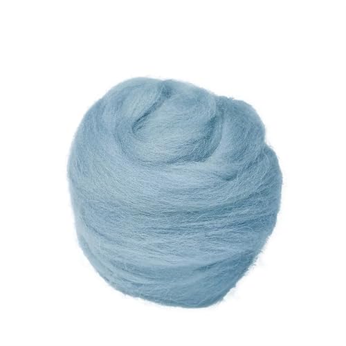 L6NqIAG Wollfilzfaser, weiches Roving, Wollfaser, DIY-Handwerk, Nadelfilzmaterialien, Werkzeug for Anfänger Nadelfilzwolle(S32,20g) von L6NqIAG