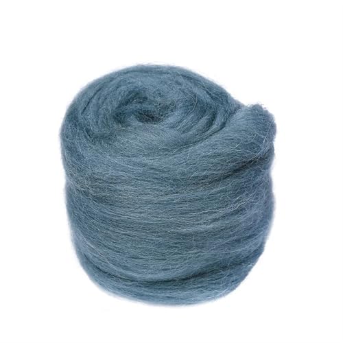 L6NqIAG Wollfilzfaser, weiches Roving, Wollfaser, DIY-Handwerk, Nadelfilzmaterialien, Werkzeug for Anfänger Nadelfilzwolle(S41,50g) von L6NqIAG