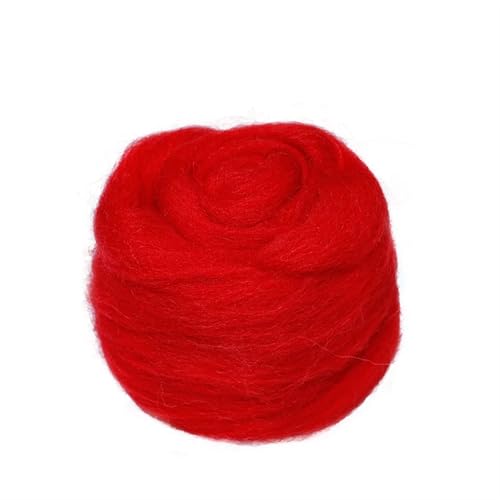 L6NqIAG Wollfilzfaser, weiches Roving, Wollfaser, DIY-Handwerk, Nadelfilzmaterialien, Werkzeug for Anfänger Nadelfilzwolle(S45,10g) von L6NqIAG