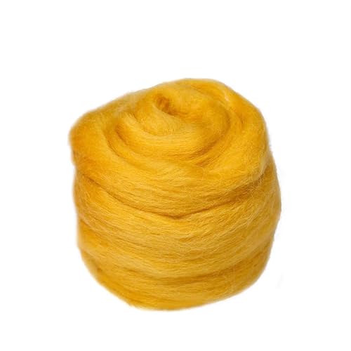 L6NqIAG Wollfilzfaser, weiches Roving, Wollfaser, DIY-Handwerk, Nadelfilzmaterialien, Werkzeug for Anfänger Nadelfilzwolle(S5,10g) von L6NqIAG