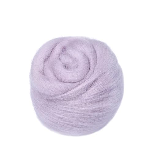 L6NqIAG Wollfilzfaser, weiches Roving, Wollfaser, DIY-Handwerk, Nadelfilzmaterialien, Werkzeug for Anfänger Nadelfilzwolle(S51,10g) von L6NqIAG