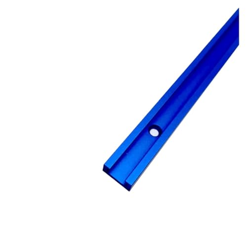 T-Slot Aluminiumlegierung Gehrungsschiene T Schiebeschieber Schrauben Mutternsatz Holzbearbeitung T-Schienenvorrichtung Vorrichtungswerkzeuge T-Slot Schiene(T19 Blue,400mm) von L6NqIAG