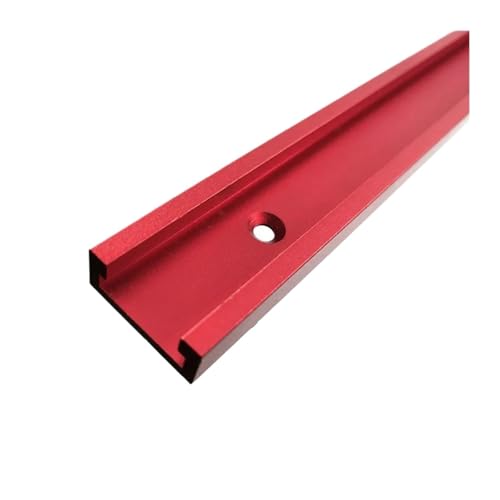 Typ-30 Holzbearbeitung T-slot Gehrung Track 100-800mm Rutsche Aluminium Legierung Führungsschiene for Tisch Säge Werkbank Diy Werkzeuge T-Slot Schiene(Red,800mm) von L6NqIAG