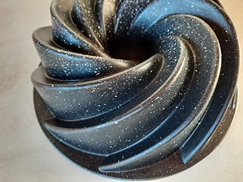Backform für Kuchen, Backen Zubehör, Modell: VORTICE aus vorgeschnittener Legierung, mit Steinbezug. Durchmesser 24 cm Backform für Kuchen, Backen Zubehör, Modell: VORTICE aus vorgeschnittener Legierung, mit Steinbezug. Durchmesser 24 cm von LA CASA DI EVA