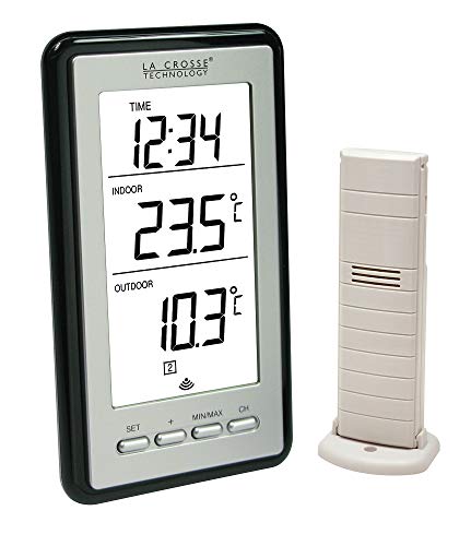 La Crosse Technology WS9160IT Temperaturstation, Solar, Dunkelgrau von La Crosse Technology