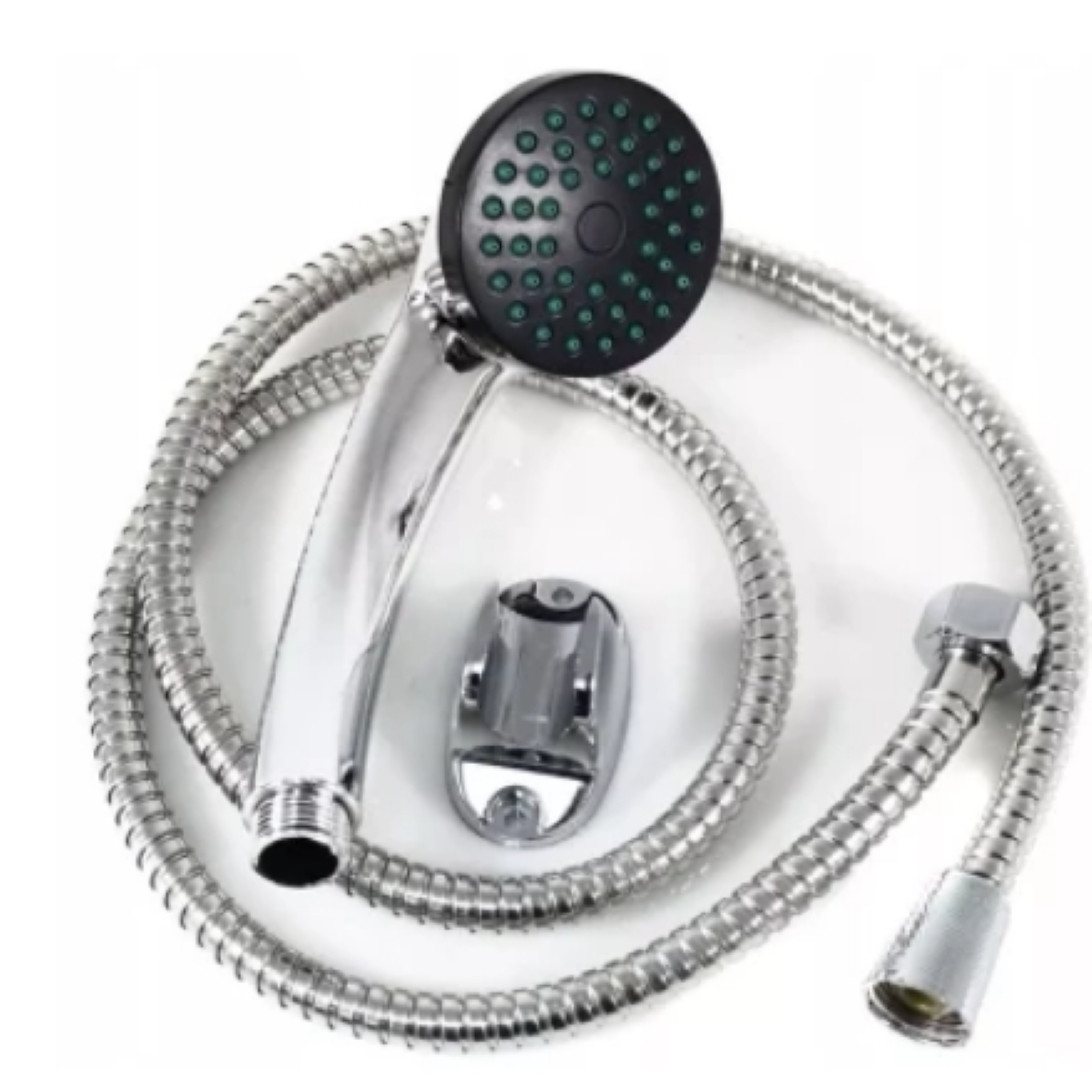 LA CUTE Handbrause Hochwertiges Brause Set Spritzschlauch ideal für jedes Badezimmer., (Wandmontiertes Duschset mit Halterung und Duschschlauch für einfache und bequeme Installation., Duschset bestehend aus Duschkopf, Spritzschlauch und Halterung), Hochwertiger Chrom-Look, der korrosionsbeständig ist und die Ästhetik LA CUTE Handbrause Hochwertiges Brause Set Spritzschlauch ideal für jedes Badezimmer., (Wandmontiertes Duschset mit Halterung und Duschschlauch für einfache und bequeme Installation., Duschset bestehend aus Duschkopf, Spritzschlauch und Halterung), Hochwertiger Chrom-Look, der korrosionsbeständig ist und die Ästhetik von LA CUTE