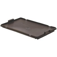 Alfred Häner Deckel L600xB400mm schwarz PP f.Drehstapelbehälter LA-KA-PE von LA-KA-PE