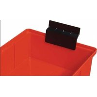 Auszugsperre für Regalkasten B.93/152/186mm schwarz pp von LA-KA-PE