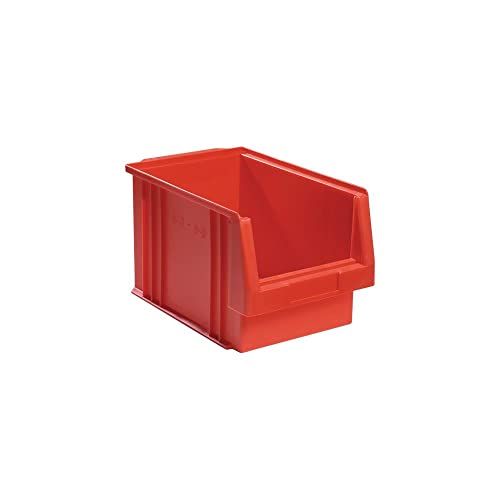 LA-KA-PE Sichtlagerkasten PLK 2a rot 330/297x213x200 mm (LxBxH) von LA-KA-PE