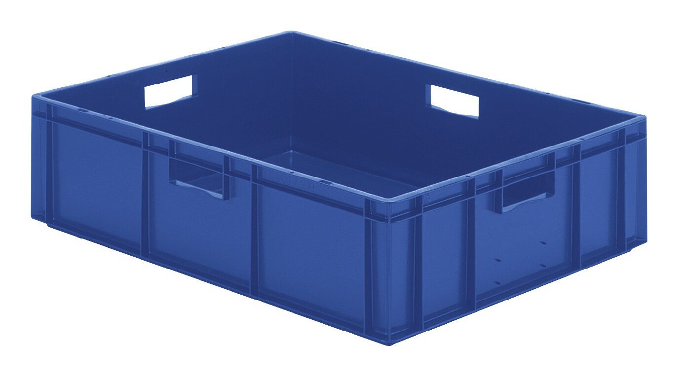 LA KA PE Stapelbox, Stapeltransportkasten 800 x 600 x 210 mm blau von LA KA PE