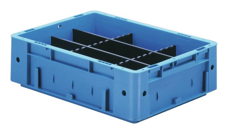 LA KA PE Stapelbox (10 Stück), Unterteiler 1150 x 120 x 10 mm (Pack a von LA KA PE