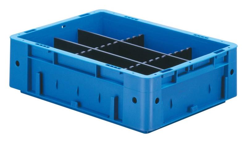 LA KA PE Stapelbox (10 Stück), Unterteiler 1150 x 180 x 5 mm (Pack a von LA KA PE