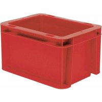 Transport-Stapelkasten 200x150x120 mm rot geschlossen von LA-KA-PE