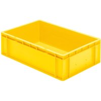 La-ka-pe - Transport-Stapelkasten B600xT400xH175 mm gelb, geschlossen ohne Griffloch von LA-KA-PE