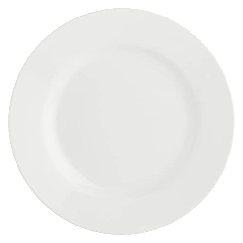 PORCELLANA Essenziale Salatteller mit Rand 20 cm von LA PORCELLANA BIANCA
