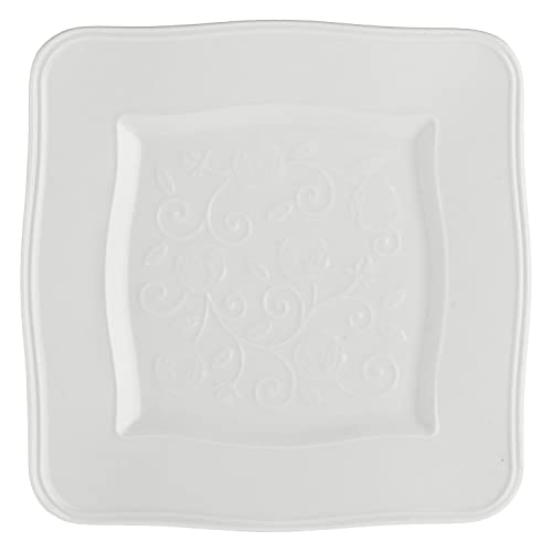 PORCELLANA Florentina Quadratischer Teller 8, Nylon/A von LA PORCELLANA BIANCA