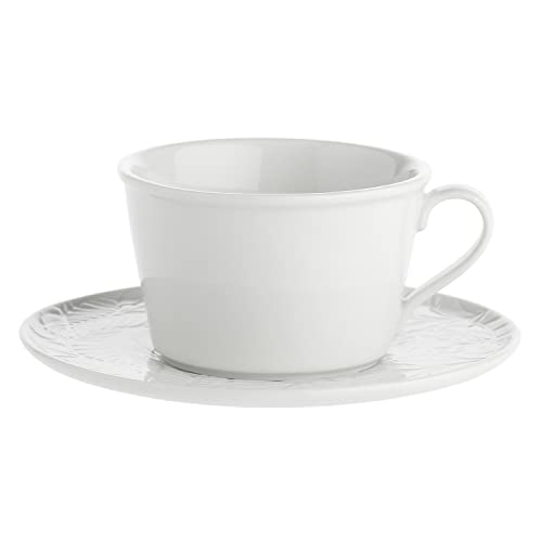 LA PORCELLANA Weiss - Teetasse mit Teller Wald von LA PORCELLANA BIANCA