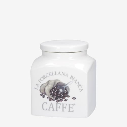 LA PORCELLANA WEISS - Porzellandose dekoriert Kaffee Conserva von LA PORCELLANA BIANCA
