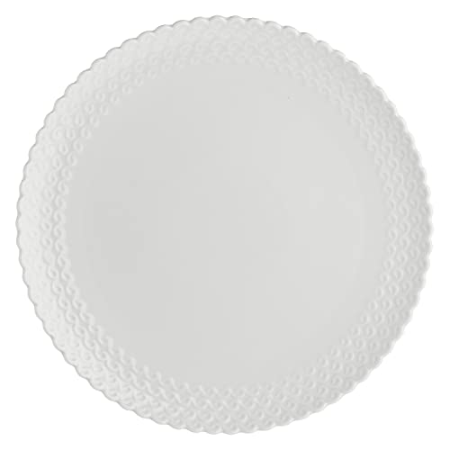 La Porcellana Bianca P002800001 Momenti Speiseteller, 26 cm, Weiß von LA PORCELLANA BIANCA