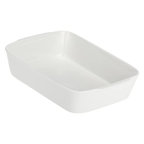 La pPorcellana „Anghiari Lasagne Auflaufform Geschenk-Box, weiß, 30 x 22 x 7,5 cm von LA PORCELLANA BIANCA