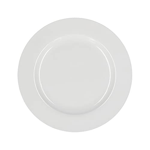PORCELLANA Essenziale Speiseteller mit Rand 27 cm von LA PORCELLANA BIANCA