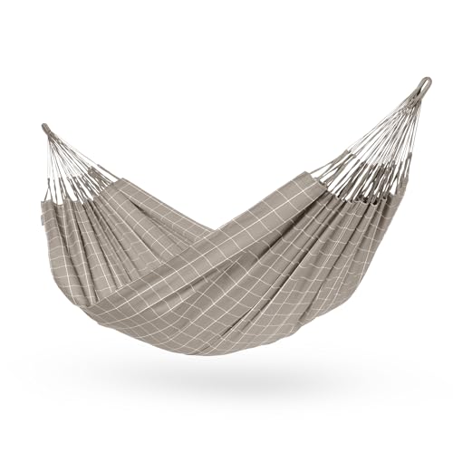 LA SIESTA® - Brisa - Kingsize Hängematte, handgefertigt in Kolumbien, mit 180 cm Breite für entspannte Momente drinnen und draußen. (Almond) von LA SIESTA