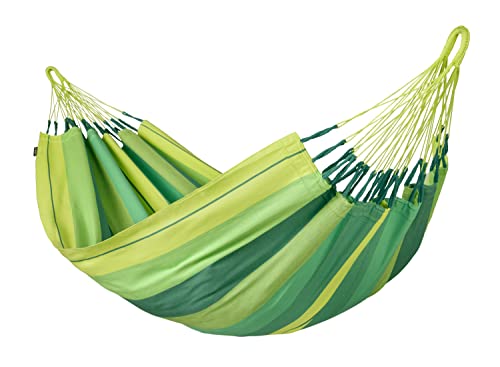 LA SIESTA® Modesta Jungle - Klassische Einzel-Hängematte aus Bio-Baumwolle von LA SIESTA