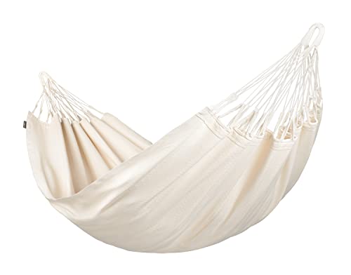 LA SIESTA® Modesta Latte - Klassische Einzel-Hängematte aus Bio-Baumwolle von LA SIESTA