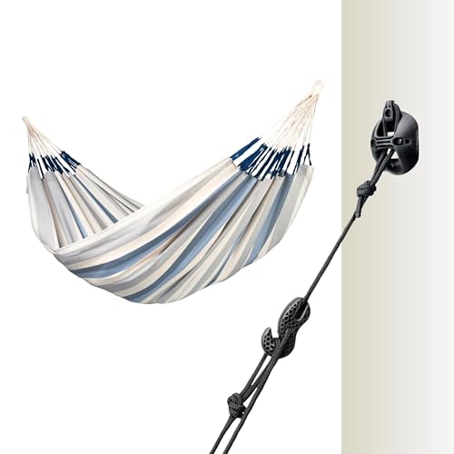 LA SIESTA® - Brisa - Klassische Doppel + Multizweck-Befestigung Hängematte, handgefertigt in Kolumbien, mit 160 cm Breite für entspannte Momente drinnen und draußen. (Sea Salt) LA SIESTA® - Brisa - Klassische Doppel + Multizweck-Befestigung Hängematte, handgefertigt in Kolumbien, mit 160 cm Breite für entspannte Momente drinnen und draußen. (Sea Salt) von LA SIESTA