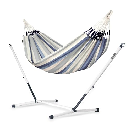 LA SIESTA® - Brisa - Kingsize + Stahl-Gestell Hängematte, handgefertigt in Kolumbien, mit 180 cm Breite für entspannte Momente drinnen und draußen. (Sea Salt) LA SIESTA® - Brisa - Kingsize + Stahl-Gestell Hängematte, handgefertigt in Kolumbien, mit 180 cm Breite für entspannte Momente drinnen und draußen. (Sea Salt) von LA SIESTA