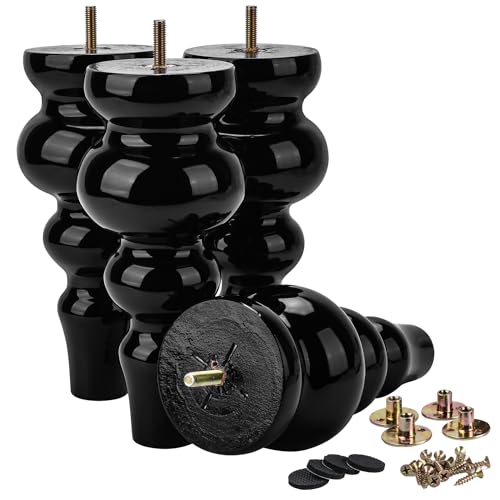 La Vane Massivholz Möbelbeine (4er Set) - 22cm Höhe, inkl. M8 Montageplatten & Schrauben - Ersatzfüße für Sofa, Schrank, Couchtisch, Ottomane und Hocker La Vane Massivholz Möbelbeine (4er Set) - 22cm Höhe, inkl. M8 Montageplatten & Schrauben - Ersatzfüße für Sofa, Schrank, Couchtisch, Ottomane und Hocker von La Vane