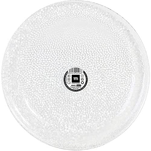 LA Mediterranea Teller aus gehärtetem Glas, 26 cm, Honey von LA