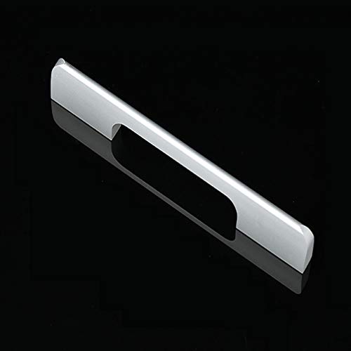 Solide Aluminiumlegierung Modern Möbelgriffe,für Kleiderschrank Schrankgriffe Küchengriff Türgriff 1 Stück (213mm/8.38in,white) von LA1ASHOU