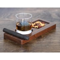 Zigarren-Whisky Und Snack-Tablett von LA3DSTUDIO