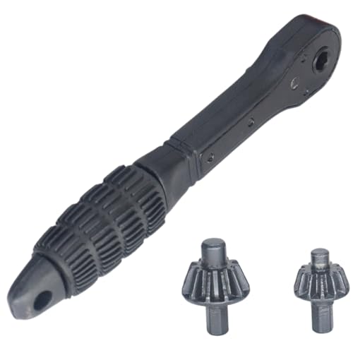 2 in 1 Drill Chuck Ratchet Schränner, 2-in-1-Bohrer-Chuck-Ratchet-Schritte-Doppelkopf 13/16-mm-Taste-Ersatzwerkzeug für elektrische Bohrer, Elektrowerkzeuge, mechanische Reparatur 2 in 1 Drill Chuck Ratchet Schränner, 2-in-1-Bohrer-Chuck-Ratchet-Schritte-Doppelkopf 13/16-mm-Taste-Ersatzwerkzeug für elektrische Bohrer, Elektrowerkzeuge, mechanische Reparatur von LAANCOO