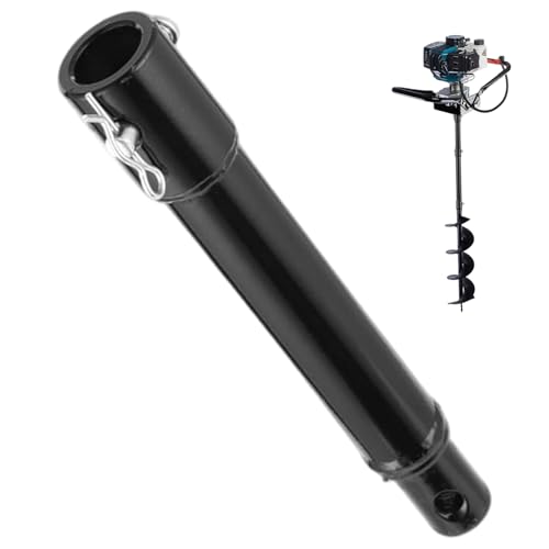 Auger Drill Bit, Auger -Verlängerungsstange 8 Zoll Metallbohrer Bit Extender für Gartenspiralloch Easy Installation von LAANCOO