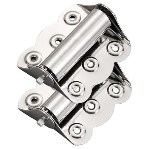 Bildschirm -Türscharnier, 2 PCS 2, 7 x, 4 Zoll Bildschirmscharniere - Automatische abnehmbare, verdickte Edelstahlscharniere mit Frühling für Zuhause, Büro, Hoteltüren von LAANCOO
