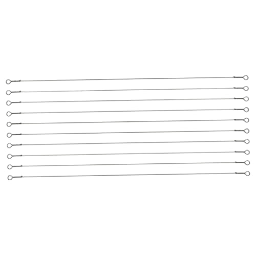 Coping Saw Saw Blades, 10pcs 12 Zoll Coping Sägeblätter - kleines Handseildraht, Kohlenstoffstahl Handssäge zum Schneiden weicher Metalle, Holz, Kunststoff Coping Saw Saw Blades, 10pcs 12 Zoll Coping Sägeblätter - kleines Handseildraht, Kohlenstoffstahl Handssäge zum Schneiden weicher Metalle, Holz, Kunststoff von LAANCOO